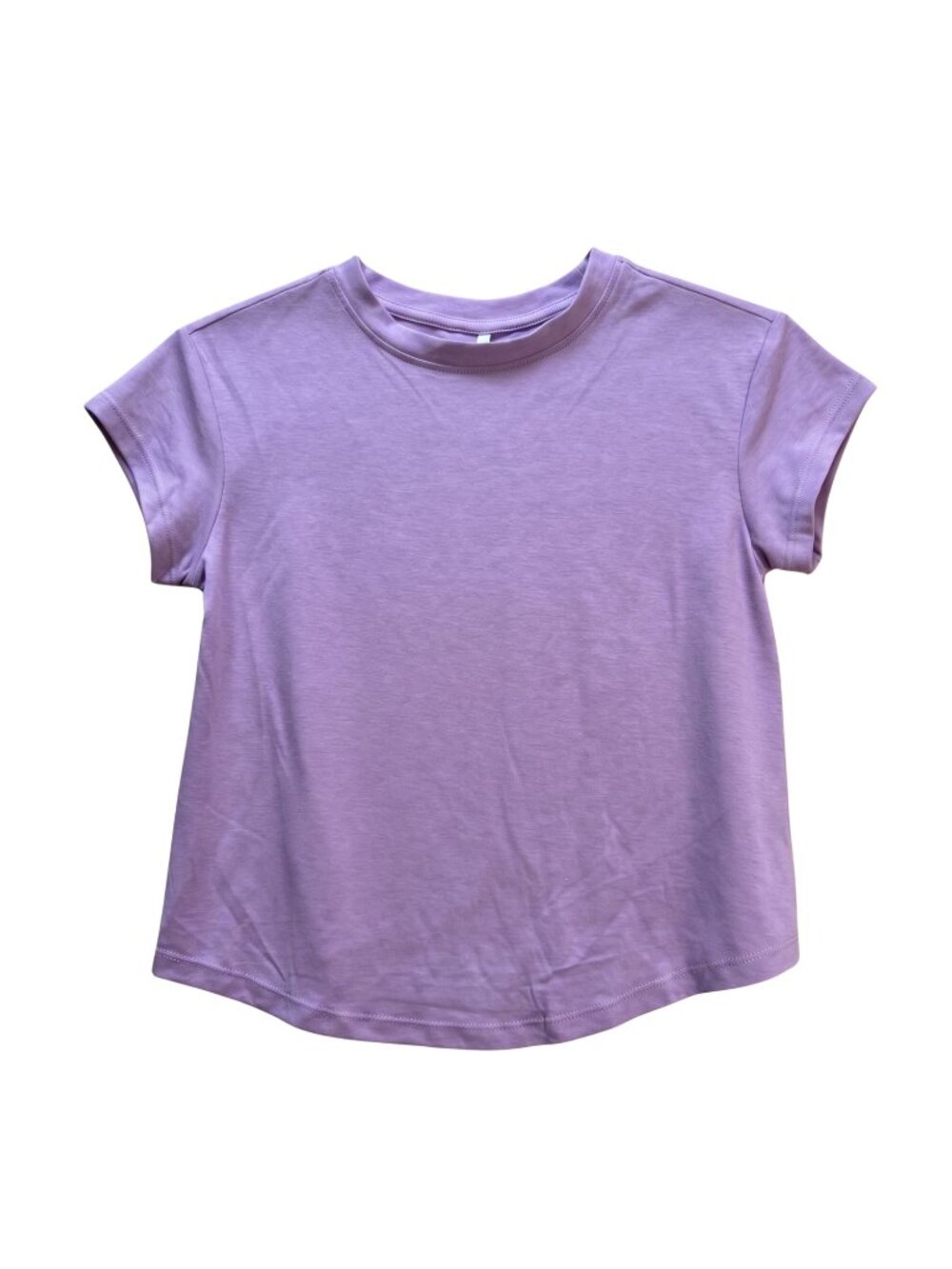 NWT | MCEDAR Girls Lavender Purple Pleated Back Short Sleeve Top 7Y